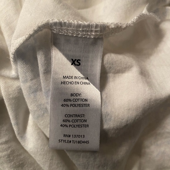 Wildfox Tagged Toile Heritag Shirt Sleeve Tee - Picture 5 of 5